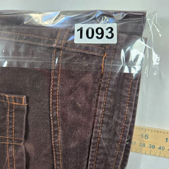 Kavu Womens Brown Casual Cotton Shorts Size 12 Embroidered Detail - Picture 7 of 7